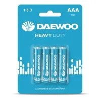 Элемент питания солевой AAA/LR03 1.5В Heavy Duty 2021 BL-4 (уп.4шт) DAEWOO
