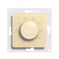 Термостат механический Th-HF-V-B 16А 3.6кВт для теплых полов датчик пола с возможн. установкой в рамку Legrand Valena беж. Extherm Th-HF-V-B