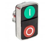Исполнительный механизм кнопки XB4 пуск-стоп плоский возвратный без фиксации, с подсветкой
