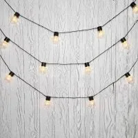 Гирлянда светодиодная Лофт 5м 20LED тепл. бел. 1.2Вт IP20 провод ПВХ черн. Neon-Night 303-066