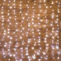 Гирлянда светодиодная Светодиодный Дождь 3х2м 240LED бел. IP20 230В свечение с динамикой провод прозр. Neon-Night 235-091