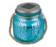 Светильник садовый USL-M-210/GN120 BLUE JAR IP44 солнечная батарея Uniel UL-00003208