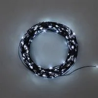 Гирлянда Роса с контроллером 20м 200 LED IP20 230В зел. провод бел. свечение Neon-Night 303-265