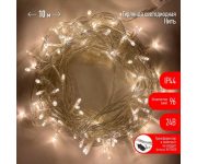 Гирлянда светодиодная Нить 10м 96LED 24В IP44 тепл. свет ( без трансформатора  Б0041911) ЭРА Б0041905