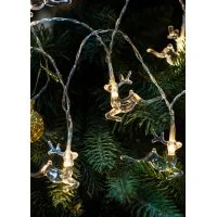 Гирлянда светодиодная Олени 5х4х0.5см 10LED акрил тепл. бел. КОСМОС KOC_GIR-B114