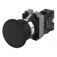 Кнопка LAY5-BC21 Грибок 1з BBG70-BC-K02E черн. ЭРА Б0045640