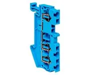 Колодка клеммная JXB-ST-2.5 31А 3 вывода пружинная син. EKF plc-jxb-st-2.5-3-blue