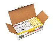 Колодка клеммная JXB-2.5/35 (25а) желт. EKF plc-jxb-2.5/35y