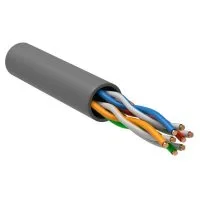Кабель витая пара U/UTP кат.5e 4х2х24AWG solid CCA PVC GENERICA сер. 100м (м) ITK BC1-C5E04-111-100-G
