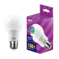 Лампа светодиодная A60 13Вт грушевидная 2700К тепл. бел. E27 1100лм 180-240В REV 32346