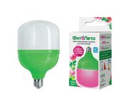 Лампа светодиодная LED-M80-20W/SPSB/E27/FR PLS55GR 20Вт M80 матовая E27 IP54 для растений спектр для рассады и цветения (упак. картон) Uniel UL-00006261