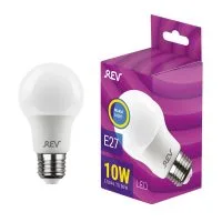 Лампа светодиодная LED-A60-E27-10Вт-2700K 10Вт грушевидная 2700К тепл. бел. E27 750лм 180-240В REV 32266