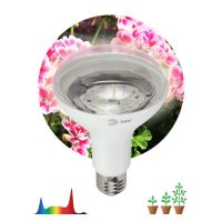 Лампа светодиодная для растений FITO-15W-Ra90-E27 BR30 15Вт 220-240В полноспектральная бел. спектр ЭРА Б0039173
