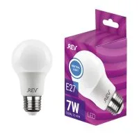 Лампа светодиодная LED-A60 7Вт грушевидная 4000К нейтр. бел. E27 560лм 180-240В REV 32265