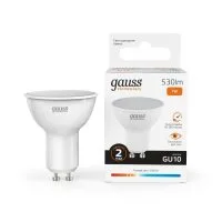 Лампа светодиодная Elementary 7Вт MR16 софит 3000К тепл. бел. GU10 530лм GAUSS