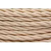 Провод ретро 3х2.5 матов. зол./песочн. (уп.150м) Bironi B1-435-719-150