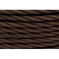 Провод ретро 3х2.5 матов. корич. (уп.150м) Bironi B1-435-72-150