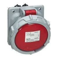 Розетка встроенная 63А 3К+З 380В IP67 Leg