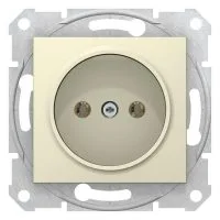 Розетка 1-м СП Sedna 16А IP20 без заземл. быстрозажим. контакты без защ. шторок механизм беж. SchE