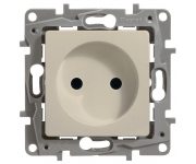 Розетка СП Etika 16А 2P+E немецк. стандарт винт. клеммы сл. кость Leg