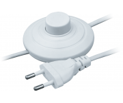 Шнур 61 600 NPS-FS01-170-2х0.5-WH 1.7м с выкл. бел. Navigator 61600