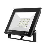 Прожектор светодиодный СДО-20 30Вт 6500К IP65 230В BL прозр.закаленное стекло ФАZА