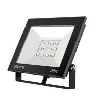 Прожектор светодиодный СДО-20 20Вт 6500К IP65 230В BL прозр. закаленное стекло ФАZА