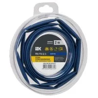 Трубка термоусадочная ТТУ нг-LS 2/1 син. (уп.2м) IEK UDR12-002-001-002-K07-T