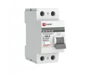 УЗО ВД-100 2P 100А 30мА тип (АС) эл-мех EKF PROxima