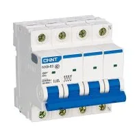 Выключатель автоматический модульный 4п B 40А 6кА NXB-63 (R) CHINT