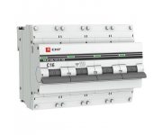 Авт. выкл. 4P 16А (C) 10kA ВА 47-100 EKF PROxima