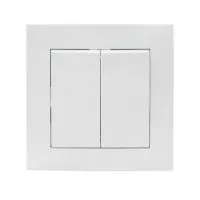 Выключатель 2-кл. СП Валенсия 10А IP20 бел. PROxima EKF EWV10-023-10