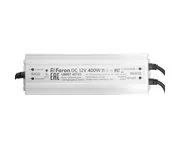 Трансформатор электронный для светодиодной ленты 400W 12V 245*77*41мм  IP67 (драйвер), LB007 FERON