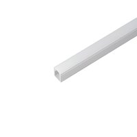 Профиль  накладной 9х7.8мм, алюминиевый, серебро, 2м, CAB241