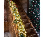 Светодиодная гирлянда Feron CL587 линейная Мини Дюралайт мультиколор с контроллером, 15м, c питанием от сети 220V