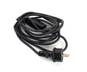Сетевой шнур для гирлянд 3м, 2*0,5мм2, IP44, черный, DM403