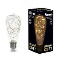 Лампа светодиодная Feron LB-380 E27 3W 230V 2700K