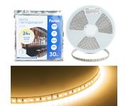 Светодиодная LED лента Feron LS502, 180SMD(2835)/м 16Вт/м 24V 30000*10*1.22мм 3000К 30м IP20