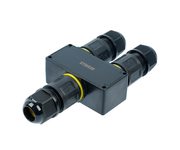 Соединитель-коннектор для проводов Y 3-контактный LD555 STEKKER, водонепрониц. пружинный контакт