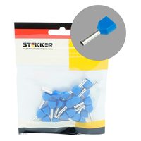 LD406-0508 Наконечник штыревой втулочный изолированный НШВИ(2) 0,5-8 (DIY упаковка 25 шт)