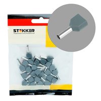 LD406-0508 Наконечник штыревой втулочный изолированный НШВИ(2) 0,5-8 (DIY упаковка 25 шт)