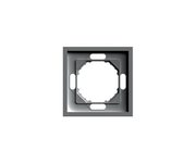 Рамка STEKKER, PFR00-5001-09 1-местная, серия Эмили, антрацит, soft touch