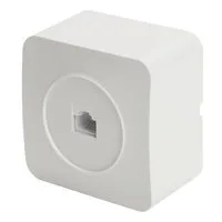 Розетка RJ-45 открытой установки, STEKKER, серия София, 1-местная, белый, MST00-20-01