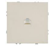 Розетка компьютерная 1-местная RJ-45 (механизм), серия Эмили, RST00-5117-08, кашемир, soft touch