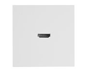 Розетка HDMI 2.0 Type A (механизм), STEKKER, серия Эмили, RST00-5118-01, белый фарфор, soft touch