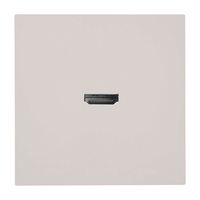 Розетка HDMI 2.0 Type A (механизм), STEKKER, серия Эмили, RST00-5118-01, белый фарфор, soft touch