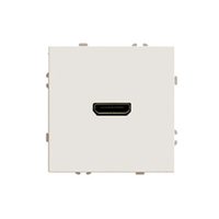 Розетка HDMI 2.0 Type A (механизм), STEKKER, серия Эмили, RST00-5118-08, кашемир, soft touch
