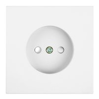 Розетка 1-местная с защитной шторкой (механизм), STEKKER, б/з, 250В, 16А, серия Мия, RST16-3109-01, белая магнолия