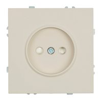 Розетка 1-местная с защитной шторкой (механизм), STEKKER, б/з, 250В, 16А, серия Эмили, RST16-5109-08, кашемир, soft touch