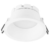 Светильник потолочный встраиваемый, 15W 230V GX53, белый, круг, без лампы, DL513